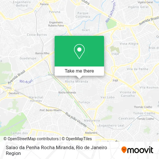 Salao da Penha Rocha Miranda map