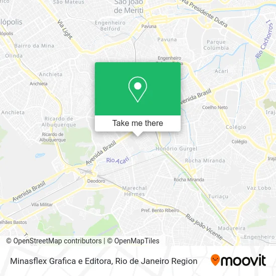 Minasflex Grafica e Editora map