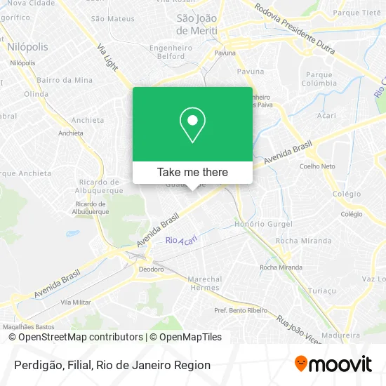 Perdigão, Filial map
