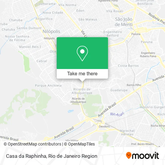 Casa da Raphinha map