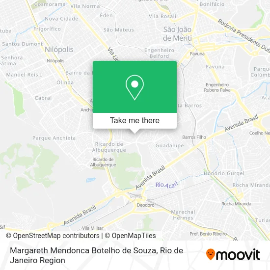 Margareth Mendonca Botelho de Souza map