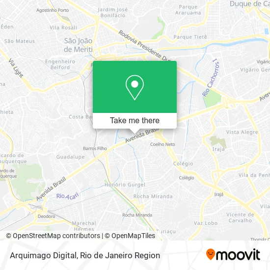 Arquimago Digital map