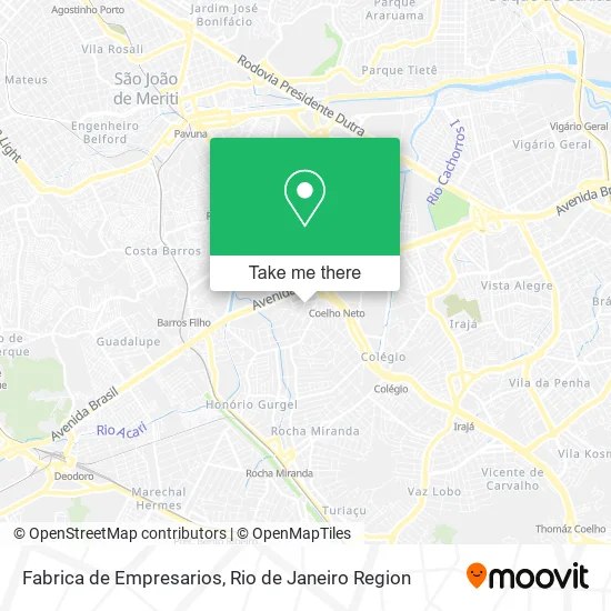 Fabrica de Empresarios map