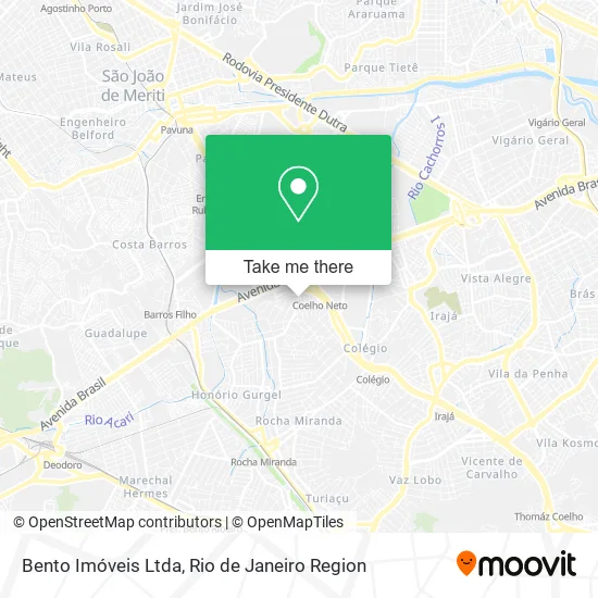 Bento Imóveis Ltda map