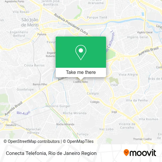 Conecta Telefonia map