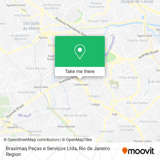 Brasimaq Peças e Serviços Ltda map