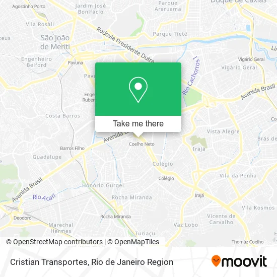 Cristian Transportes map