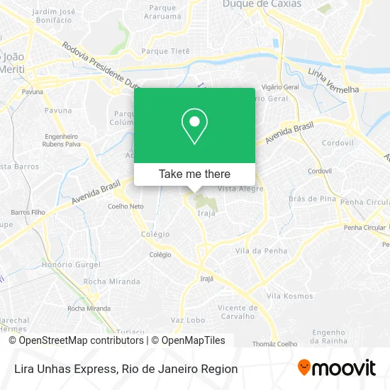Lira Unhas Express map