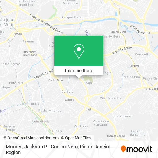 Moraes, Jackson P - Coelho Neto map