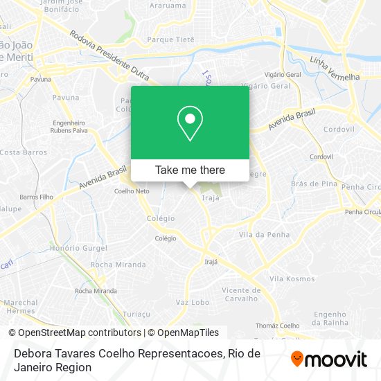 Mapa Debora Tavares Coelho Representacoes