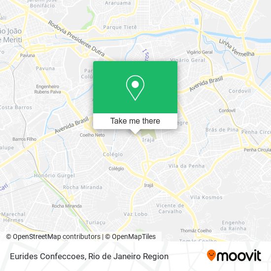 Eurides Confeccoes map