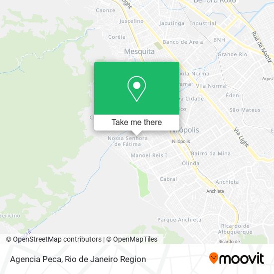 Agencia Peca map