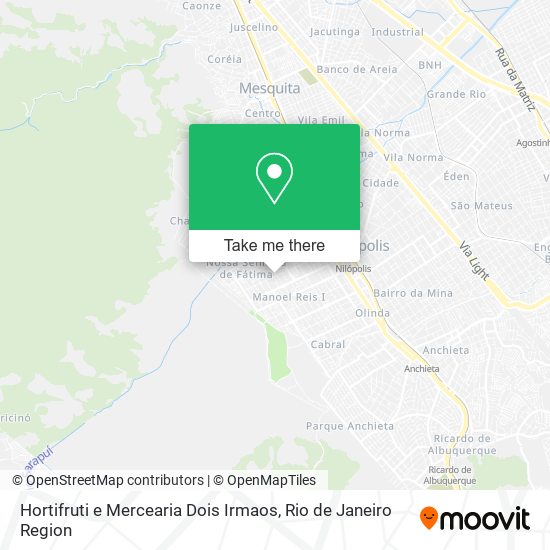 Hortifruti e Mercearia Dois Irmaos map
