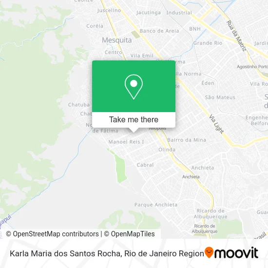 Karla Maria dos Santos Rocha map