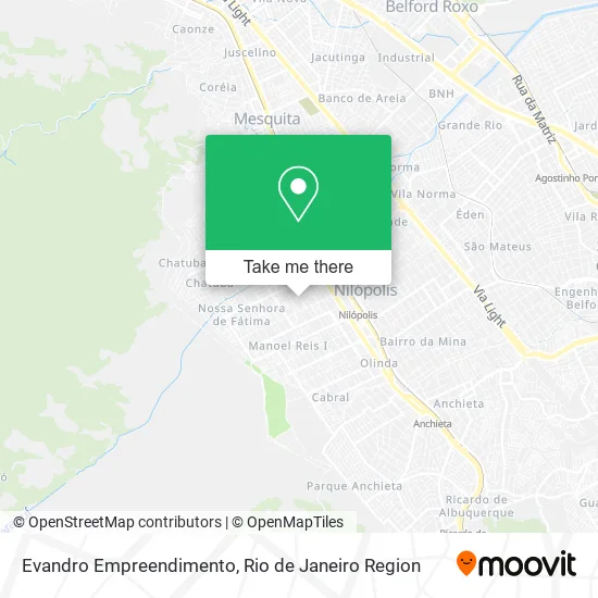 Evandro Empreendimento map