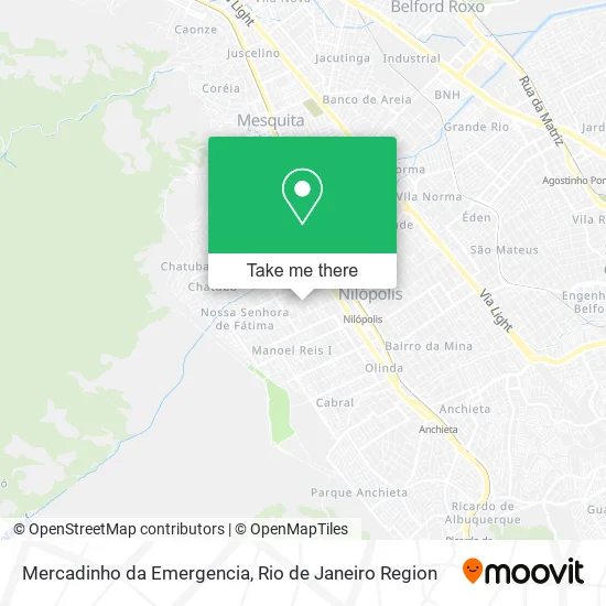 Mercadinho da Emergencia map