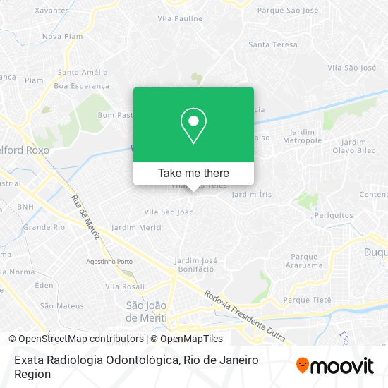 Exata Radiologia Odontológica map