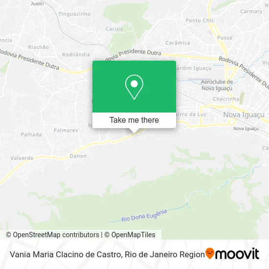 Vania Maria Clacino de Castro map