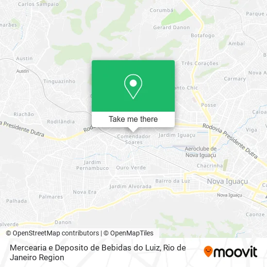 Mercearia e Deposito de Bebidas do Luiz map