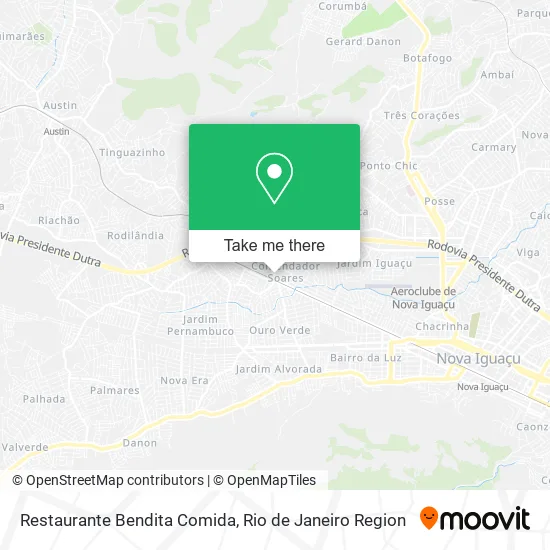 Restaurante Bendita Comida map
