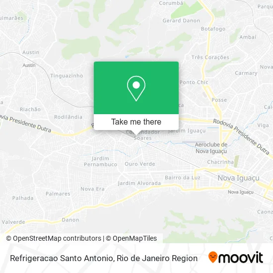 Refrigeracao Santo Antonio map