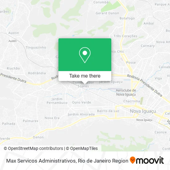 Max Servicos Administrativos map