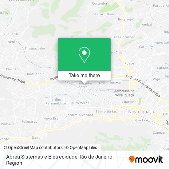 Abreu Sistemas e Eletrecidade map