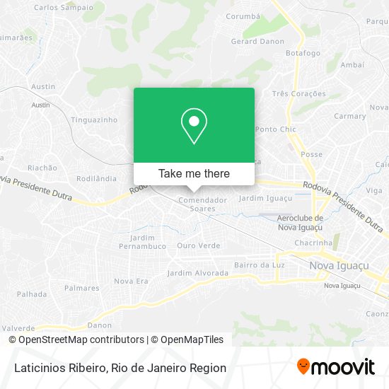 Laticinios Ribeiro map