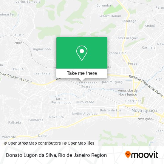 Donato Lugon da Silva map