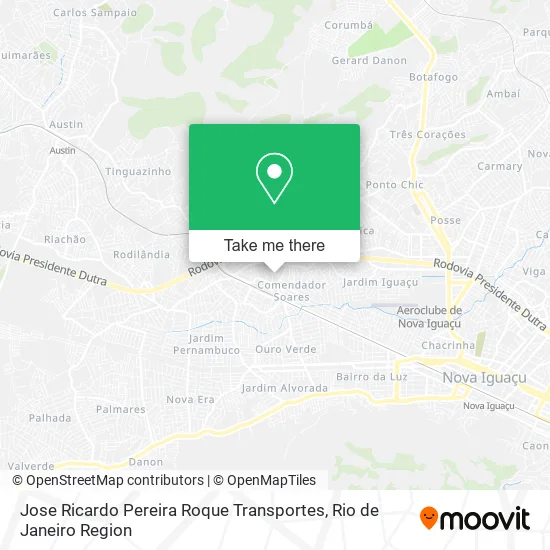 Jose Ricardo Pereira Roque Transportes map