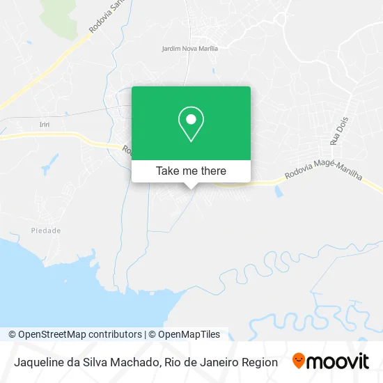 Jaqueline da Silva Machado map