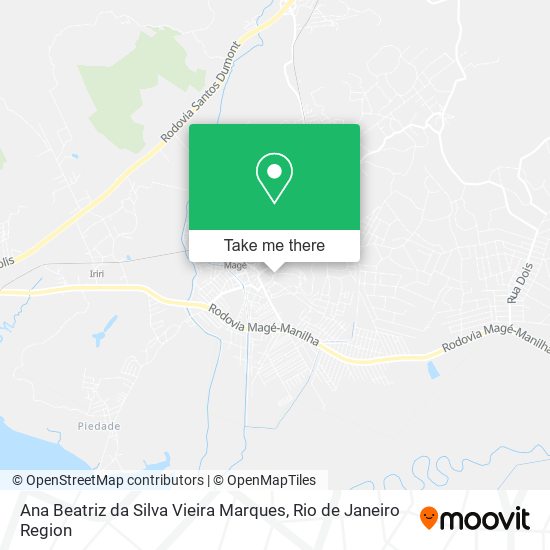 Ana Beatriz da Silva Vieira Marques map