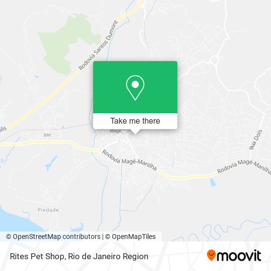 Rites Pet Shop map