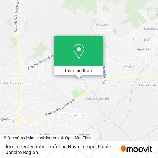Igreja Pentecostal Profetica Novo Tempo map