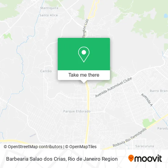 Barbearia Salao dos Crias map