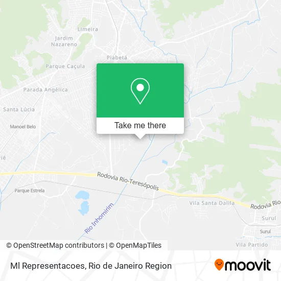 Ml Representacoes map