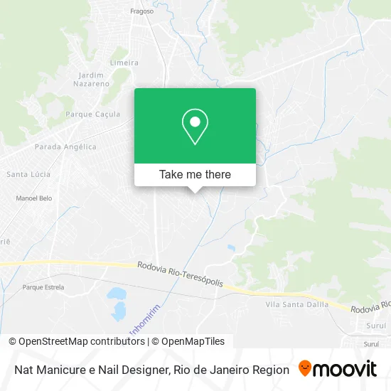 Nat Manicure e Nail Designer map