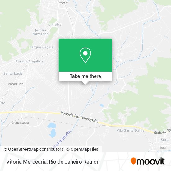 Vitoria Mercearia map