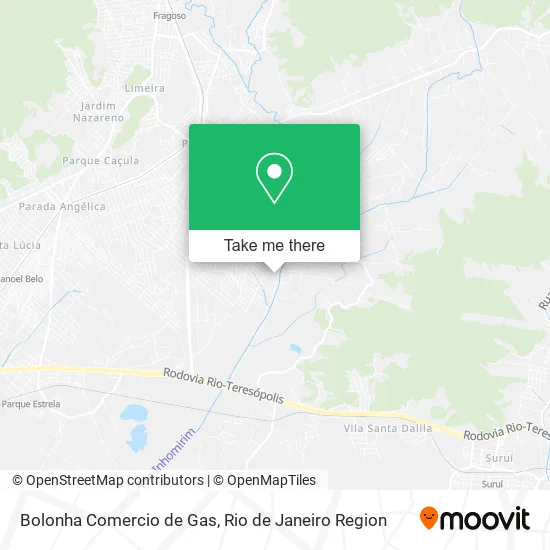 Bolonha Comercio de Gas map