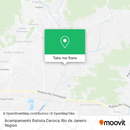 Acampamento Batista Carioca map