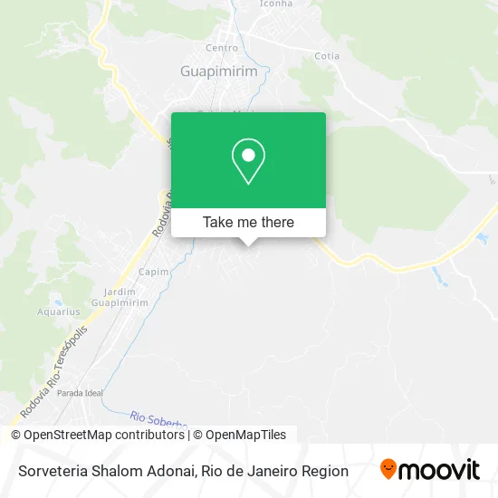 Sorveteria Shalom Adonai map