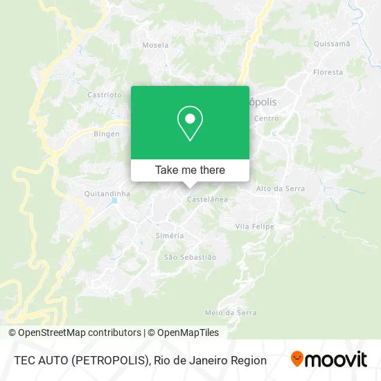 TEC AUTO (PETROPOLIS) map