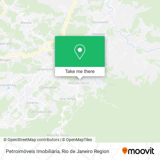 Petroimóveis Imobiliária map