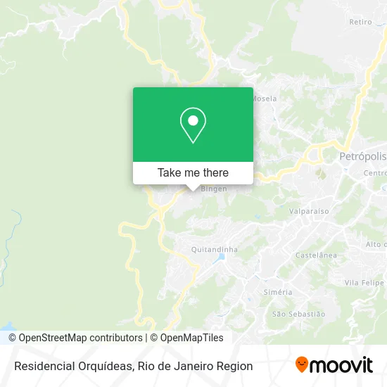 Residencial Orquídeas map