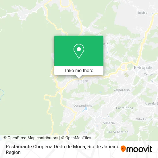 Restaurante Choperia Dedo de Moca map
