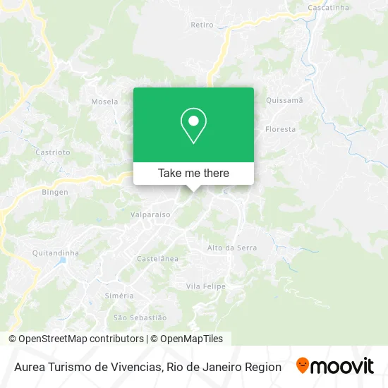 Aurea Turismo de Vivencias map