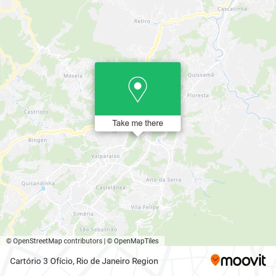 Cartório 3 Ofício map