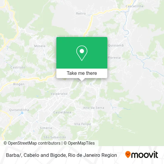 Barba/, Cabelo and Bigode map
