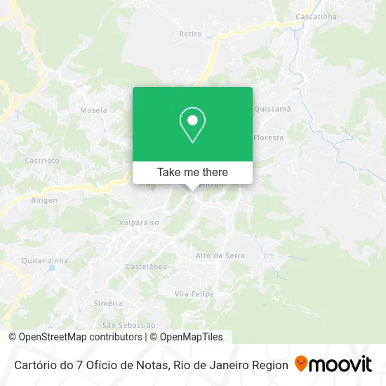 Cartório do 7 Ofício de Notas map