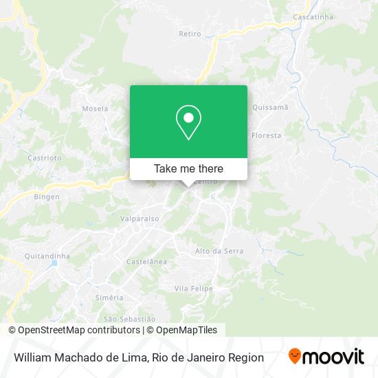 William Machado de Lima map